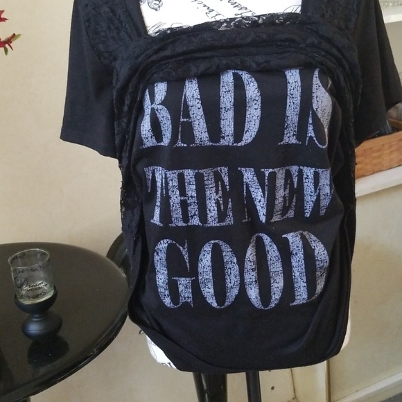 💚💚💚Torrid Black shirt - Picture 2 of 7